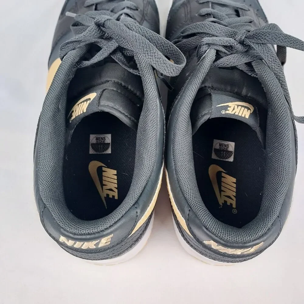 Nike Dunk Low Retro Sneaker Men's Size 11 Black / Sesame Anthracite DV0831-005